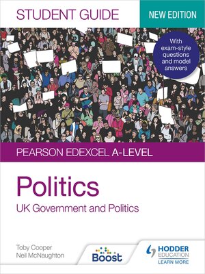 cover image of Pearson Edexcel A-level Politics Student Guide 1